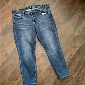 Gap Jeans size 18 34 R Curvy Skinny ankle